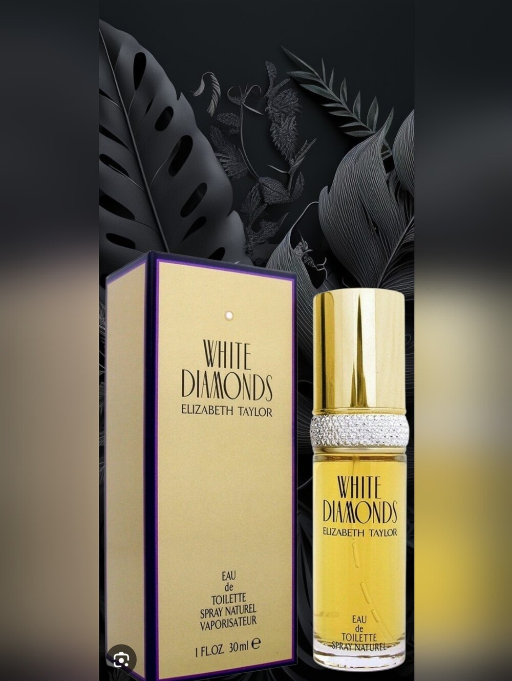 Elizabeth Taylor White Diamonds Women’s Eau de Toilette - Gold